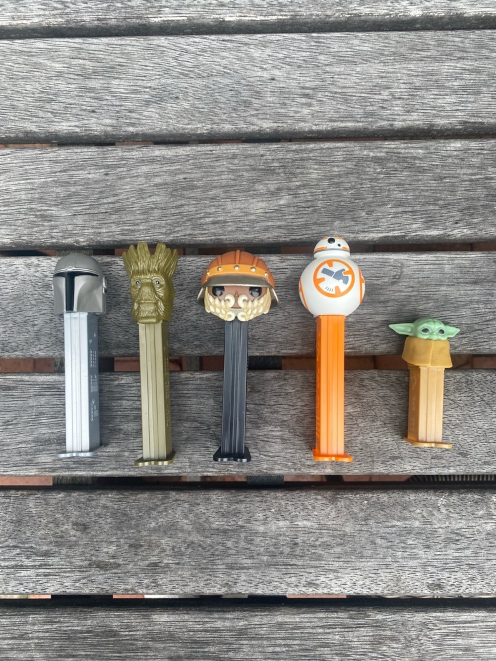 Star Wars Pez dispensers  and Groot